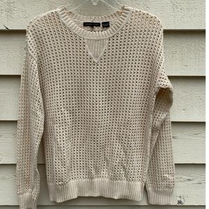 JEANNE PIERRE Tan See-Through Sweater